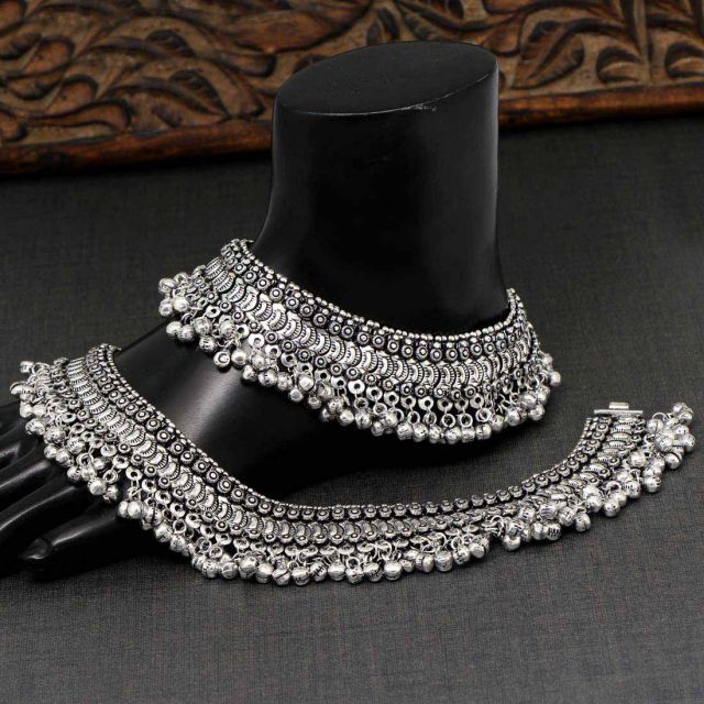 Mirror Work Heavy Garba Payal