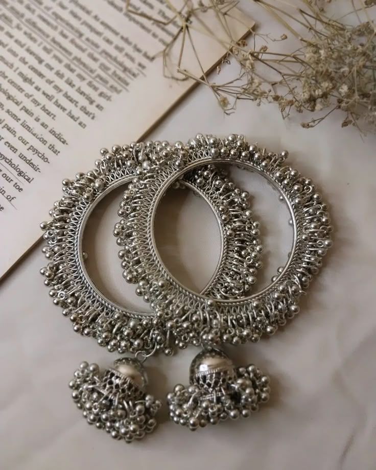 Tribal Oxidized Heavy Bangles